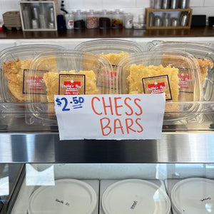 Baked chess bars
